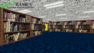 The library from the Baldi's Basics Plus alpha screenshot.