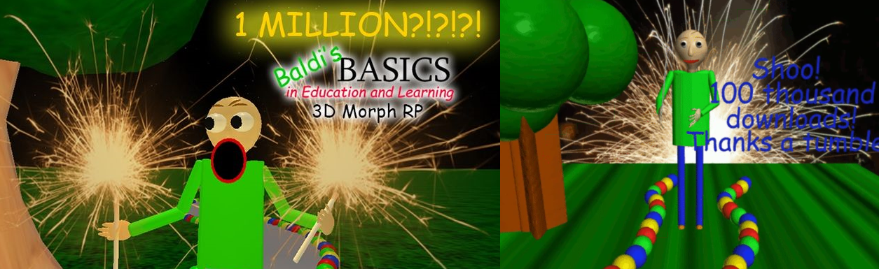 Baldi's Basics in RP and Morphs - Roblox