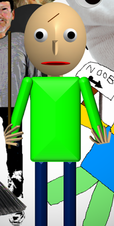 Baldi's Basics but it's a Roblox game and Peppino is the main character (S  rank with 11447 points) 