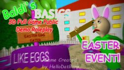 Baldi's Basics Full Game Pubilc Demo 2, Baldi's Basics Roblox Wiki