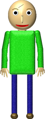 Baldi's basics in education and learning characters Diagram