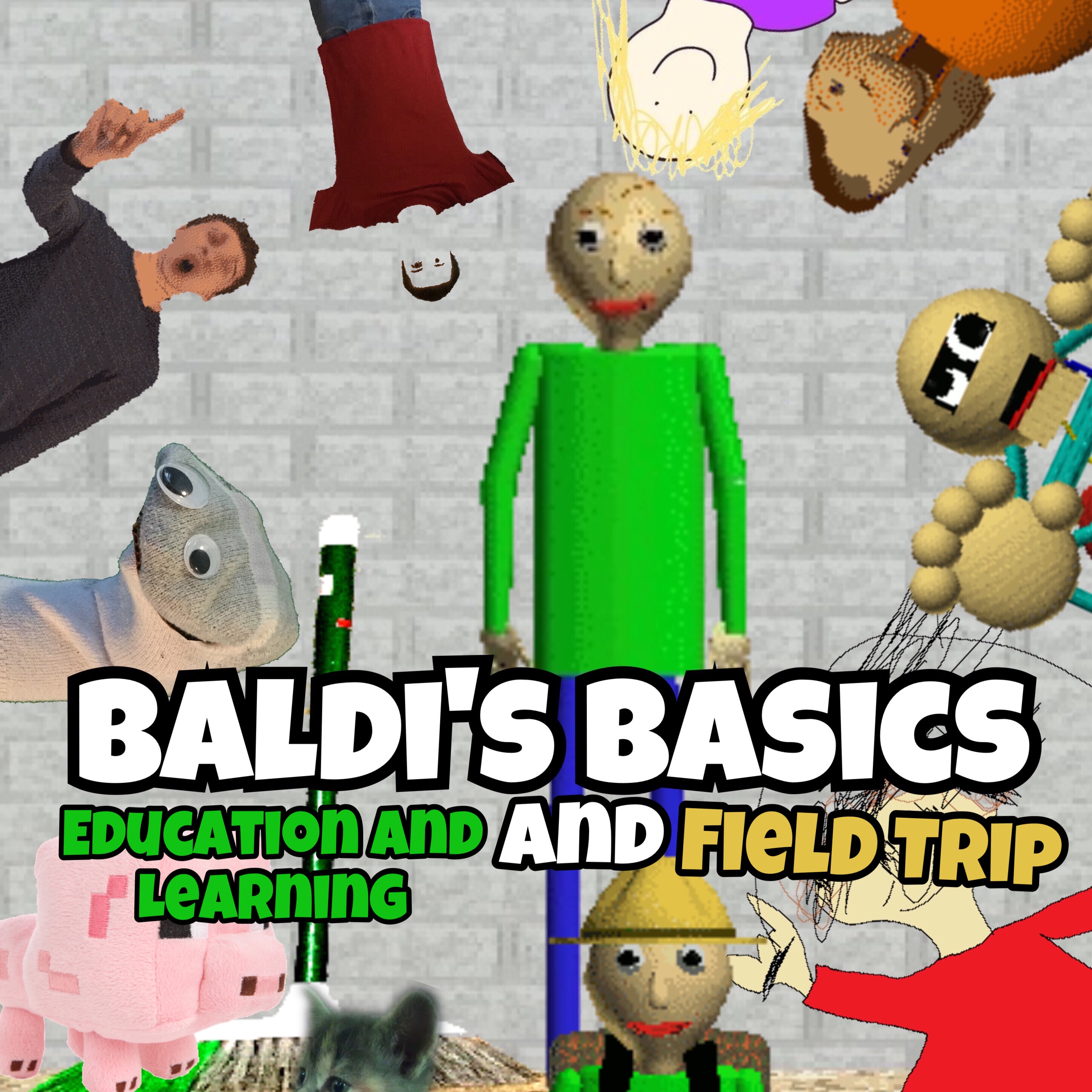 Baldi's Basics but it's a Roblox game and Peppino is the main