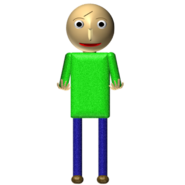 Baldi, Being happy without a ruler.