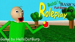 Baldi S Basics Full Game Demo Rp Baldi S Basics Roblox Wiki Fandom - roblox baldi basics rp