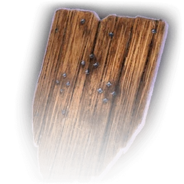 Wooden Shield Icon