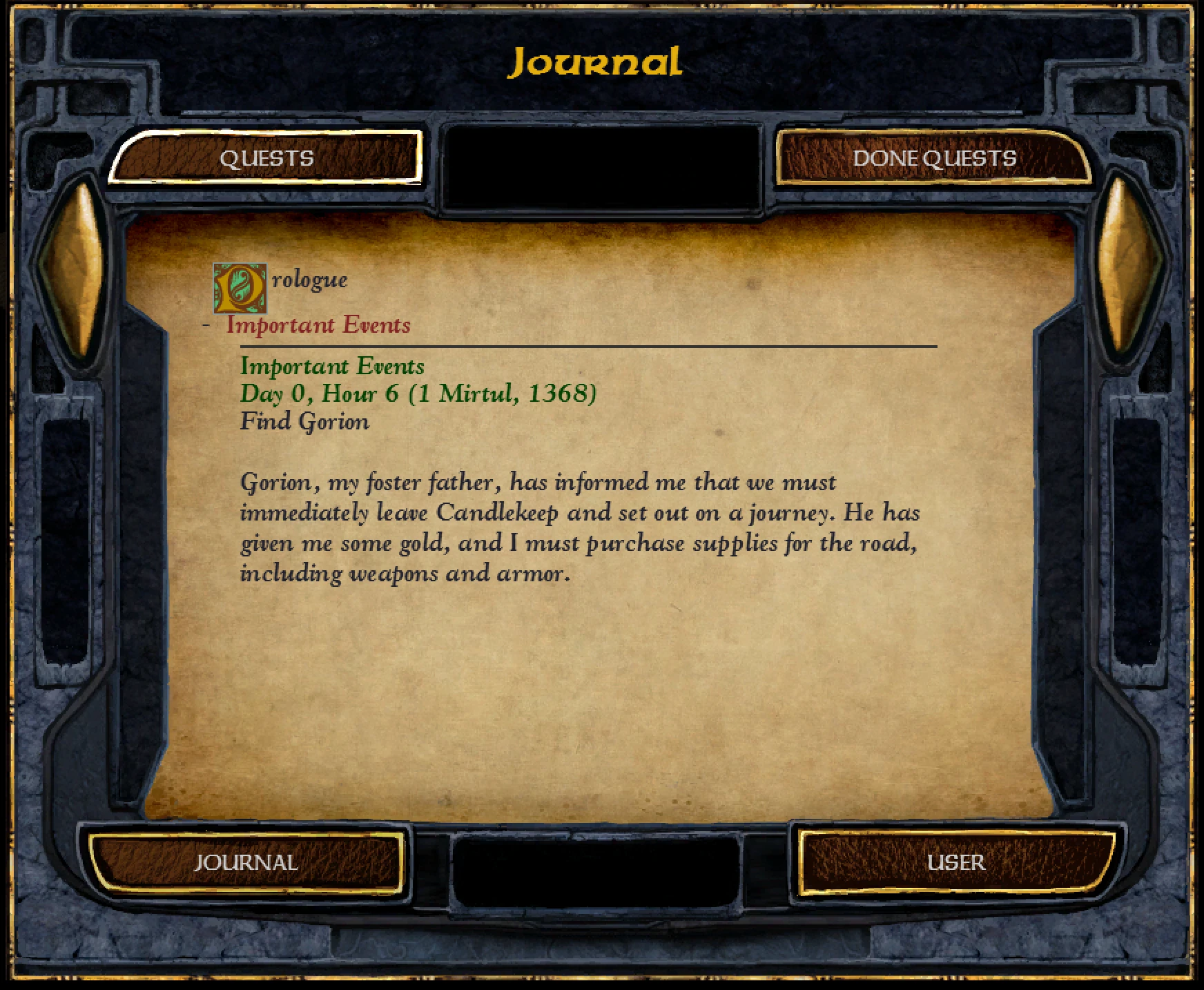 Journal | Baldur’s Gate Wiki | Fandom