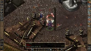 The Ward turns on the humans he just sided with and will dispatch this human scum as well. No one cares, except for the dead.