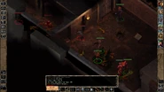 Quasit separates from Imps and Kobold allies to attack the party in Spellhold Bodhi's Hunt Level 2.