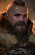 General Tombelthan - "You are a spawn of Bhaal and responsible for the destruction of the city of Saradush. Your execution has been ordered, <CHARNAME>. May the gods have mercy on your soul."