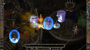 With SCS + SR mods, enemy mages often recognize party mage classes and summon multiple Nishruu creatures to threaten and occupy their attention.
