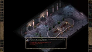 If Gorion's Ward wishes vengeance on Jarlaxle for manipulating the party - then threaten him, more than once. The Bregan D'aerthe leader will give a warning not to attack, but eventually can be made hostile. PPE mod shown.