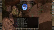 Fael has determined the party is an imposter after he delivers the Human Flesh +5 armor to the PC, and summon three wizards to slay the party. SCS Smarter Mage component shown.