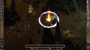 The Juggernaut golem is summoned in a prone position, and it will stand up. The golem stoneskins are applied to the tome user.