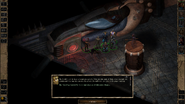 Party examines the machine and receives the journal.