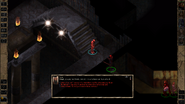 The Ward unlocks the sealed area and speaks with the blind ex-cultist Sassar. He learns about the Rift Device/Rod.