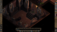 Party member peers into the chamber. A group of statues and a lone chest is seen. What in Oghma's beard is going on here? Is this an asylum test?