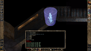 Party cleric under Sanctuary spell uses Turn Undead ability, destroying Shadows, Wraith and Shadow Fiend horrors as the party moves toward the stairs to the Lower Reaches.