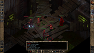 The party battles several groups of Shadow creatures.