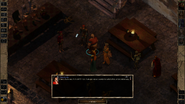 One of the two moneylenders speaks with the Ward regarding a debt that is due, or so they claim.