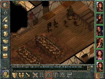 Interplay Baldur's Gate Screenshot 09.jpg (88 KB) Inside, they meet someone by the name Cyrdemac. – Another promotional screenshot by Interplay