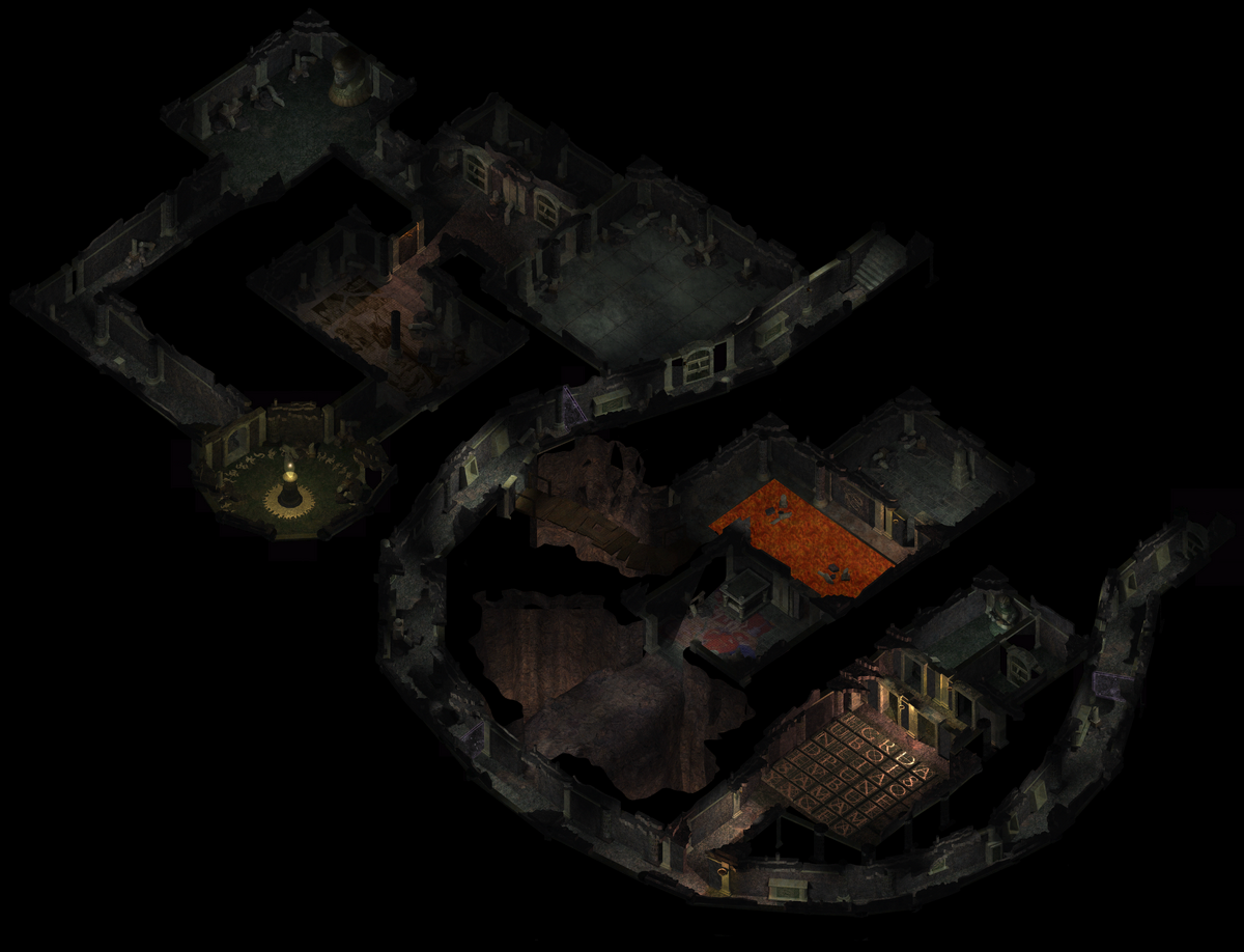 Некротическая лаборатория Baldur's Gate 3 головоломка.