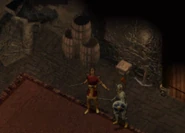 Angelo BGEE.png (391 KB) Angelo (left) during the interrogation cut scene