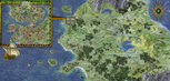 Plain Amn map from Baldur's Gate II: Shadows of Amn and the Baldur's Gate II: Enhanced Edition