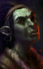 Half-orc (female) BDORCF1 Portrait BG1EE