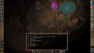 Here is another view of the Web spell cast from invisibility in action against hostile pirates.