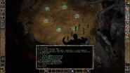 Screenshot of the bhaalspawn gaining the special ability Pocket Plane. This occurs when completing the first challenge "Retribution".