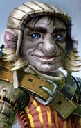 Bedlen Daglefodd, a Svirfneblin gnome whose soul is trapped in the drow Soul Prison device. His father Therndle Dagglefold wants him found; a reward may be given.