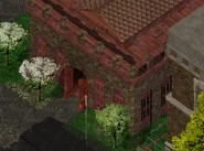 Screenshot of the front entrance