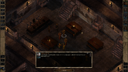 After speaking with Majordomo, Captain Cernick sounds an alert that Lord Roenall is at the gates with his armed band to seize the Keep.