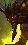 GORBAT1.jpg (13 KB) Ka'rashur the Baatezu - "Ahhh... *hiss*... a mortal new, a fleshling true. With you, there is no Blood War. Speak, mortal, and stay your sword..."