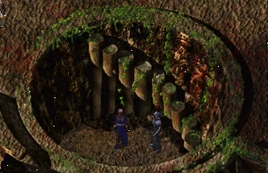 Dynaheir being rescued BGEE