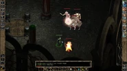 A Hobgoblin Wizard spawned by the Globe Machine in the Watcher's Keep Final Seal dungeon protects itself with a Mirror Image spell.