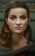 Chanelle the Maid. "Oh... all right. Umm... Jessup here has been courting me for some time. He's... a ranger from the local forests. And... Malvolio is a landowner from over in the Roenall lands".