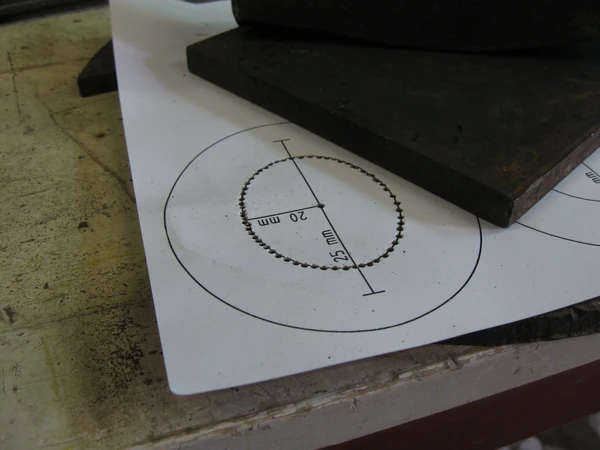 Making a horizontal ring forging template | Greek and Roman Artillery ...