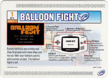 Balloon Fight - Nintendo Game Boy Advance E-Reader Cards - NEW SEALED GBA  !!!! 