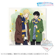 Banana Fish Ichiban Kuji Online Goods Canvas Board Ash and Eiji