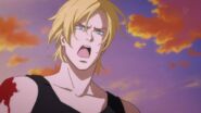 Ash yells at Eiji to not see him like this