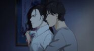 Yut-Lung tells Eiji that he's bleeding