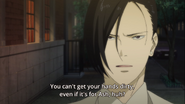 Yut-Lung tells Eiji that he can't get his hands dirty for Ash