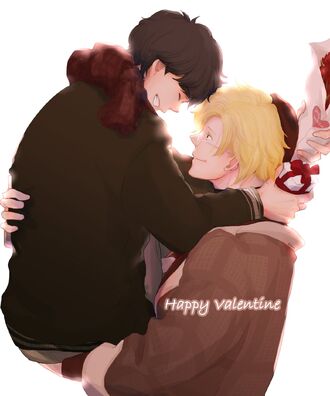 Happy Valentine Ash and Eiji by kiringo69.jpg