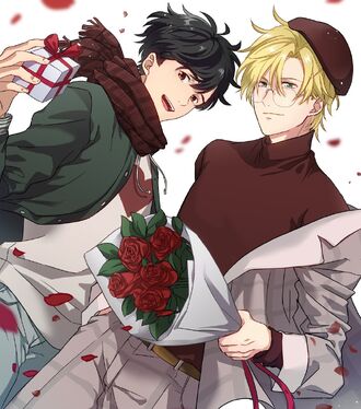 Happy Valentines Banana Fish Ash and Eiji by daao bf.jpg