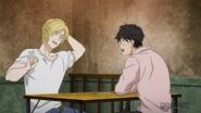 Eiji tells Ash who taught you those phrases