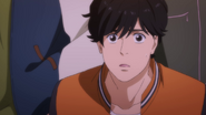 Eiji becomes shocked to hear Ash tell him I don't want you to see me like this