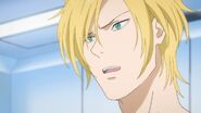 Ash notices Alexis Dawson has been injected with the Banana Fish drug