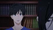 Eiji tells Yut-Lung it must've been scary with your father missing and everything