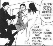 Yut-Lung being treated